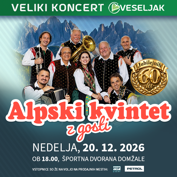 ALPSKI KVINTET z gosti, jubilejnih 60 let